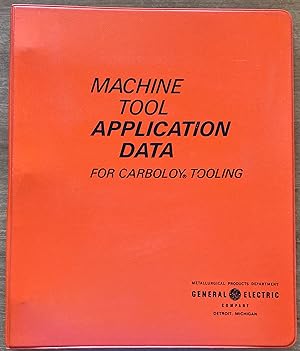Machine Tool Application Data for Carboloy Tooling