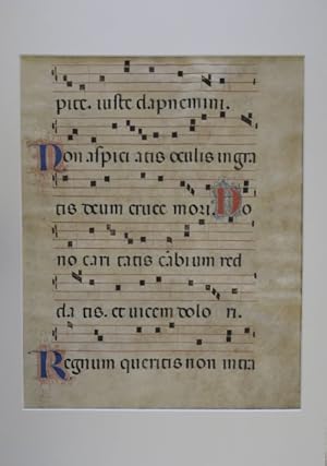 Antiphonarium 1 Manuscript Vellum