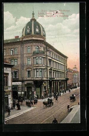 Ansichtskarte Lodz, Scheibler`s Neubau