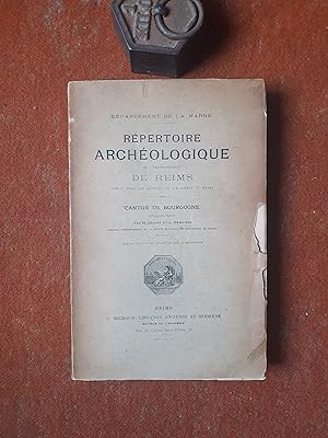 Répertoire archéologique de l'Arrondissement de Reims - Canton de Bourgogne (Première Partie)