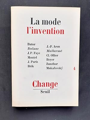Change - Collectif Change N° 4 : La mode, l'invention -