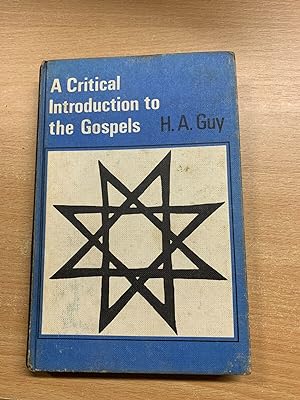 1965 "A CRITICAL INTRODUCTION TO THE GOSPELS" RELIGIOUS HARDBACK BOOK (P2)