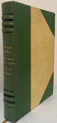 Samlingsband med tre volymer ur Bibliotheque Aldine des Arts:  Chagall  av G. Schmidt,  Raoul Duf...