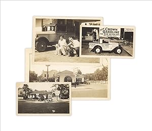 1930-1933, Four photographs of Joe Cannon's Service Station in Orlando, Florida