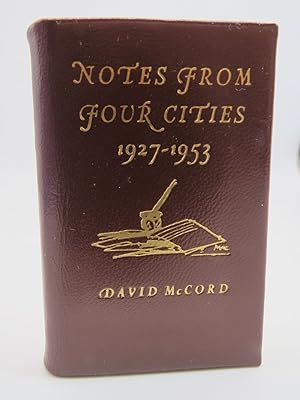 NOTES FROM FOUR CITIES 1927-1953 (MINIATURE BOOK)