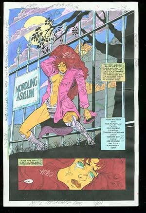 New Titans #105 Original D.C. Color Guides complete 24 page story