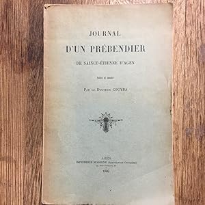 Journal d'un prébendier de Sainct-Etienne d'Agen