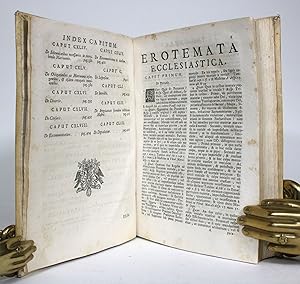 Erotemata Ecclesiastica Joannis Clericati Praepositi Patavini J.U.D. Quibus ipse utebatur pro exa...