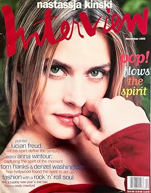 Interview magazine Dec. 1993 (Nastassja Kinski cover)