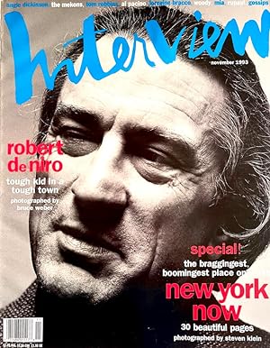Interview magazine Nov 1993 (Robert DeNiro cover)