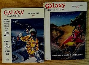 Galaxy Magazine, 2 Vol. Set: October 1958, December 1950
