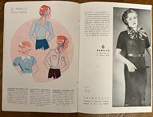 La moda della maglieria, anno III, n. 9, settembre 1935