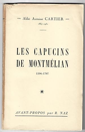 les CAPUCINS de MONTMÉLIAN - 1596-1797