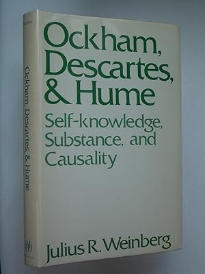 Ockham, Descartes, and Hume: Self-knowledge, Substance, and Causality