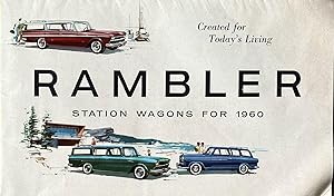 Rambler Station Wagons for 1960: Created for Today's Living [Vintage Car Brochure]