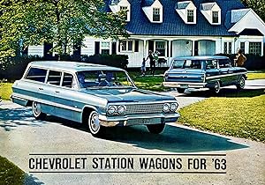 Chevrolet Station Wagons for '63 [Vintage Car Brochure]