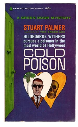 COLD POISON by Stuart Palmer. A GREEN DOOR MYSTERY COLLECTIBLE MASS MARKET PAPERBACK PYRAMID BOOK...