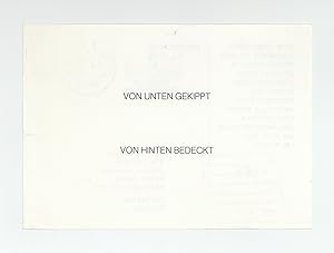 Exhibition postcard: EINE ARBEIT VON LAWRENCE WEINER PRÄSENTIERT IM ÖFFENTLICHEN STRASSENRAUM DUR...