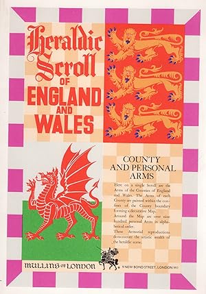 Heraldic Scroll Of England And Wales :