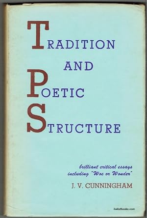 Tradition And Poetic Structure