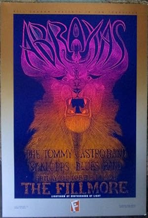 Bill Graham Presents in San Francisco Abraxas, The Tommy Castro Band, Sy Klopps Blues Band, Frida...