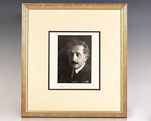 Albert Einstein Signed Photograph.