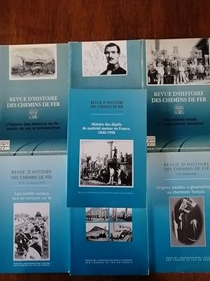Revue d histoire des chemins de fer 7 numéros 1989 2000 - - Réseau Grèves Conflits Syndicalisme C...