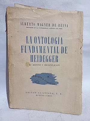 La Ontología Fundamental de Heidegger