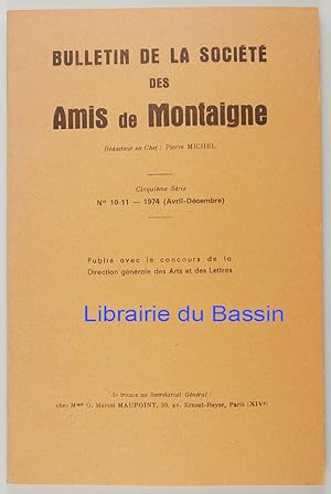 Bulletin de la Société des Amis de Montaigne n°10-11