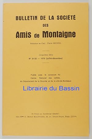 Bulletin de la Société des Amis de Montaigne n°31-32