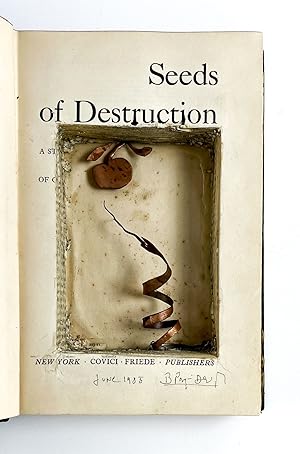 Book Sculpture SEEDS OF DESTRUCTION