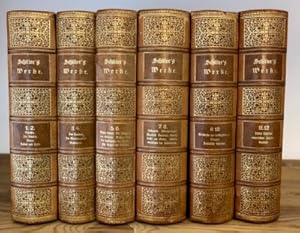 Schillers sämmtliche Werke in zwölf Bänden - Mit einem Vorwort von Karl Goedecke (6 Bücher komplett)