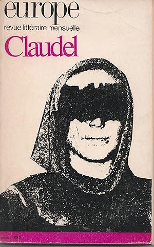 Claudel. Revue Europe N° 635 mars 1982