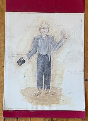 COSTUME DESIGNS for SHAKESPEARE PLAYS etc., with FABRIC SWATCHES c. 1950