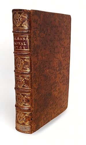 Almanach Royal, année bissextile 1748. Présenté à sa majesté pour la première fois en 1699.