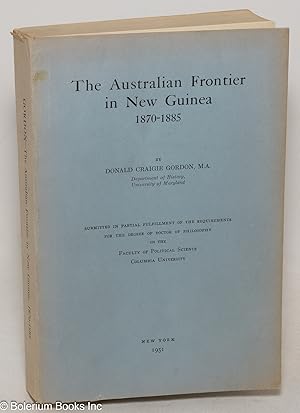 The Australian Frontier in New Guinea