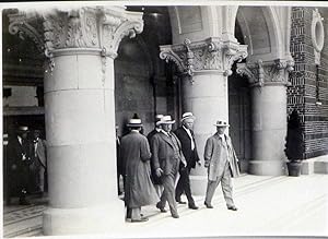 Two Photographs of Theodore Roosevelt At Los Angeles Exposition Museum, July 26, 1915