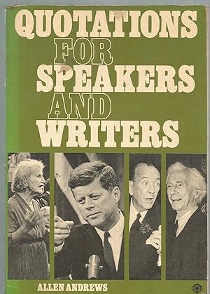 Quotations for Speakers and Writers