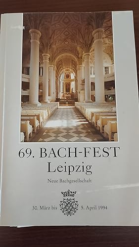 69. Bach-Fest Leipzig Neue Bachgesellschaft