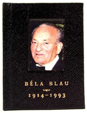 Béla Blau Bookbinder, 1914-1993