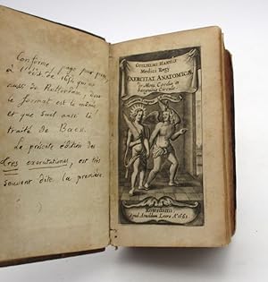 Exercitationes anatomicae, De motu Cordis & Sanguinis Circulatione [.] Accessit Dissertatio de Co...