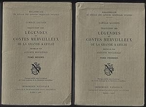 traduction des LÉGENDES et CONTES MERVEILLEUX de la Grande KABYLIE recueillis par Auguste MOULIÉRAS