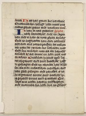 [Leaf from Book of Hours, Use of Utrecht]