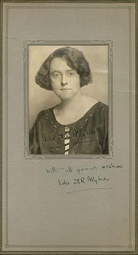 Signed Photographic Portrait of Ida A.R. Wylie