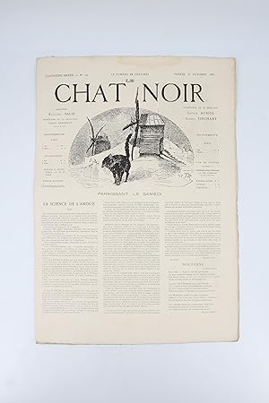 Le Chat noir N°199 de la quatrième année du samedi 31 octobre 1885