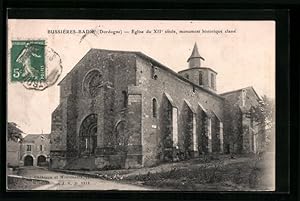 Carte postale Bussière-Badil, Eglise du XIIe siècle