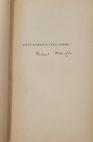 Fifty Romance Lyric Poems