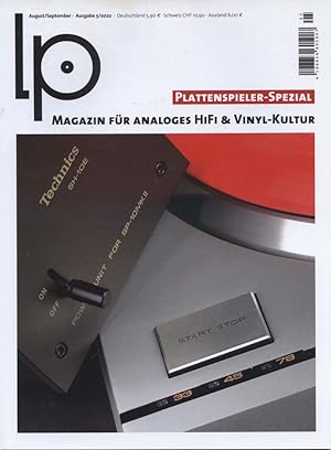 LP - Das Das Magazin für analoges HiFi & Vinyl-Kultur - Ausgabe5/2022 [PLATTENSPIELER SPEZIAL]