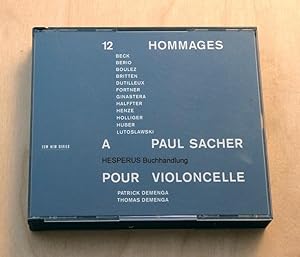 12 Hommages a Paul Sacher pour Violoncelle - 2 Audio-CDs