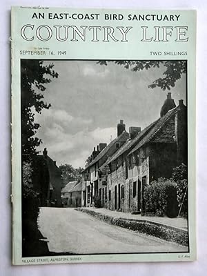 Country Life Magazine. No 2748, September 16th, 1949. CLARE HOUSE Kent pt 1., Miss Susan Armstron...